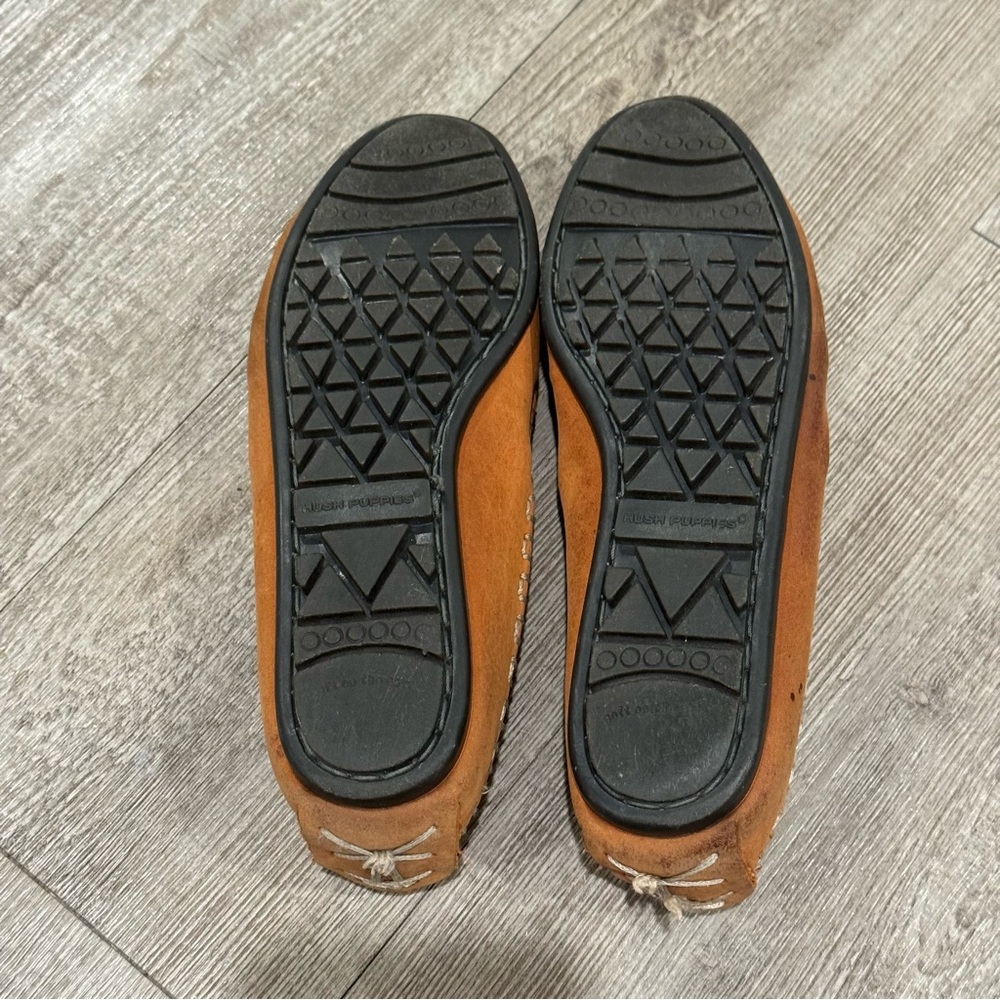 Hush Puppies Women's Loafers Slip Ons Tan Suede - Size 6 / 6.5- EUC - Picture 8 of 8